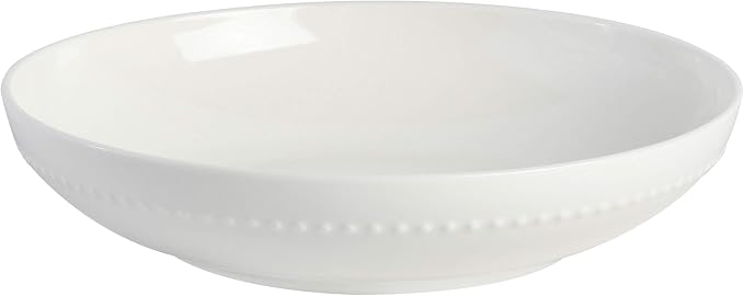 Gibson Elite Embossed Bone China 16-Piece Double Bowl Dinnerware Set, Service