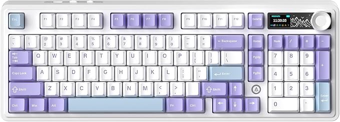 AK980 97Keys Tri-Mode Full Mechanical Keyboard, Gasket-Mounted, Hot-Swappable