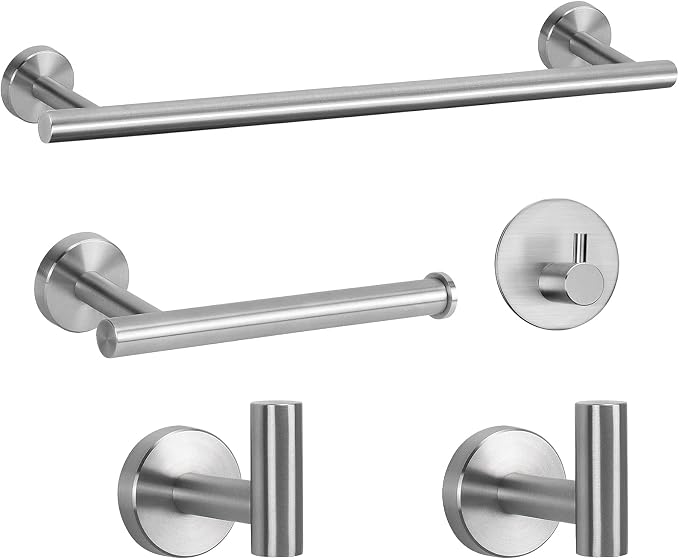 Bathroom Hardware Set SUS 304 Thicken Stainless Steel-Towel Bar Set