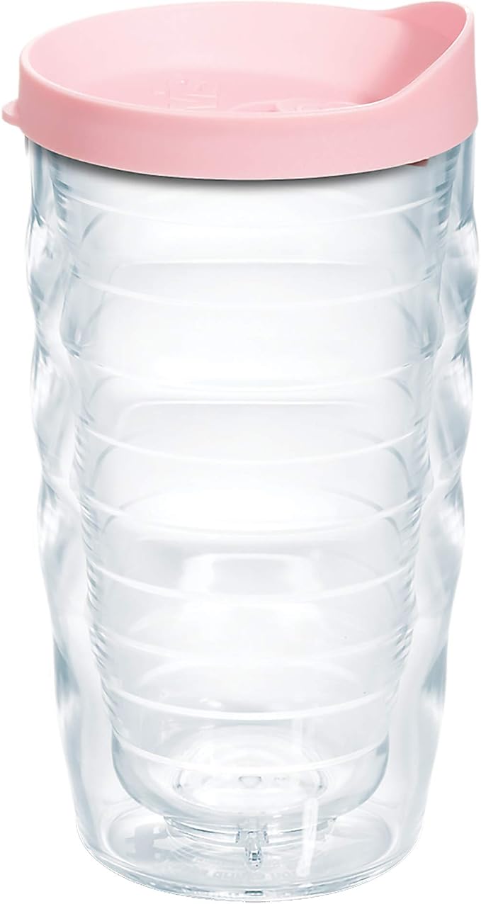 Tervis Clear & Colorful Lidded Made in USA Double Walled Insulated Tumbler