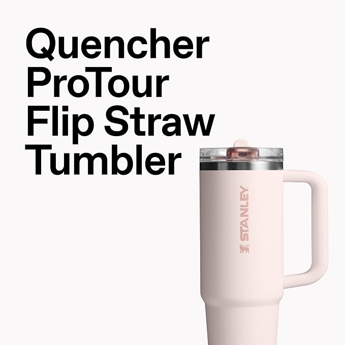 STANLEY Quencher ProTour Flipstraw Tumbler, 30 oz, Sea Glass Aura | Built-In