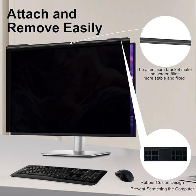 Magnetic Hanging Computer Privacy Screen Filter