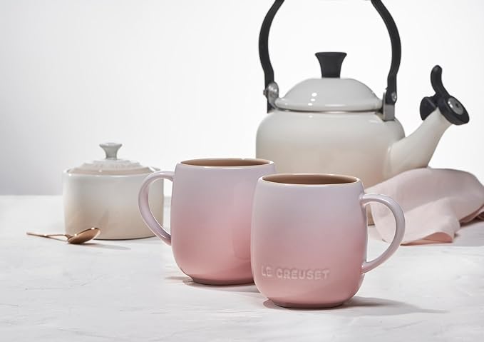 Le Creuset Stoneware Set of 4 Heritage Mugs, 13 oz. each
