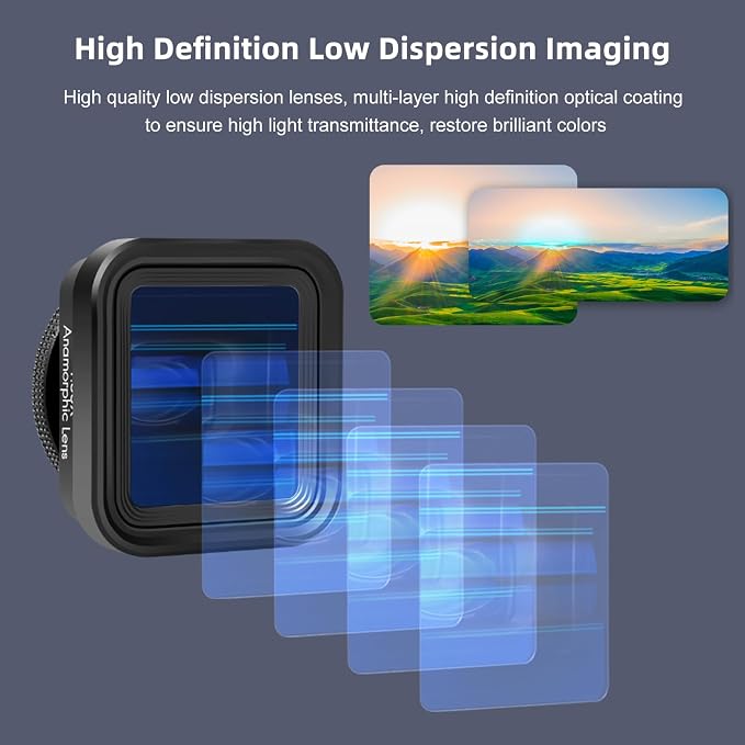 Andoer Anamorphic Movie Lens 1.55X