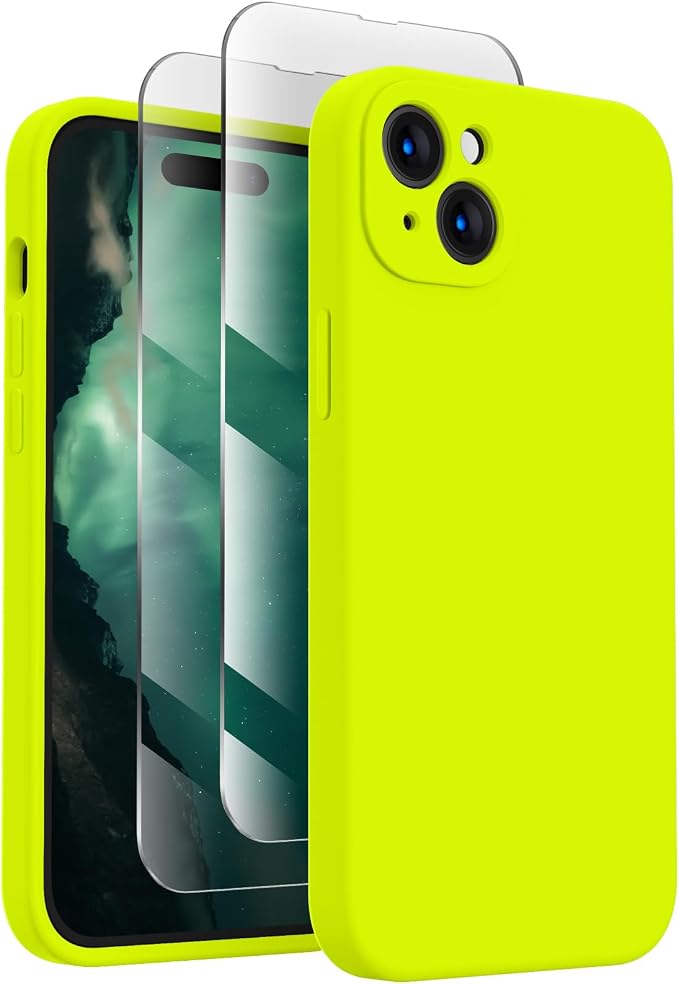 FireNova Designed for iPhone 15 Case, Silicone Upgraded Phone Case with