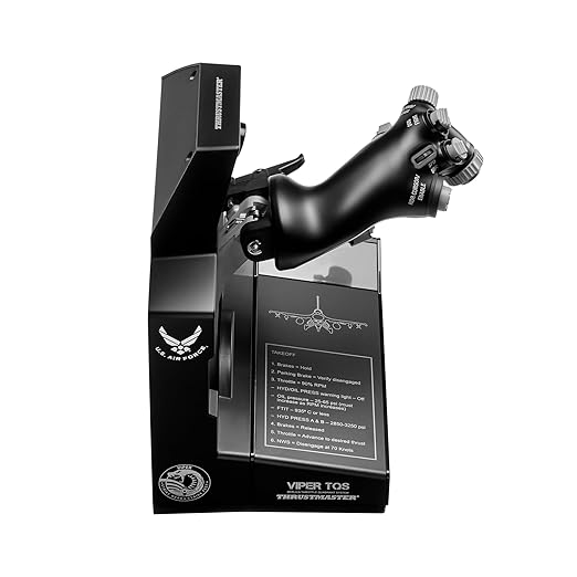 Thrustmaster Viper TQS: Metal Throttle Quadrant System, 21 Action Buttons