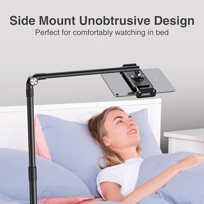 elitehood iPad Stand Floor, Height Adjustable Tablet Floor Stand