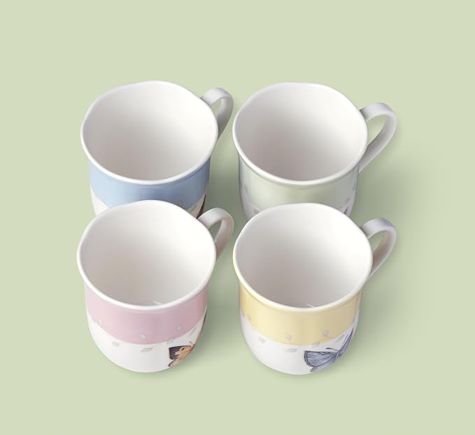 Lenox Butterfly Meadow Colors Porcelain Mug Set