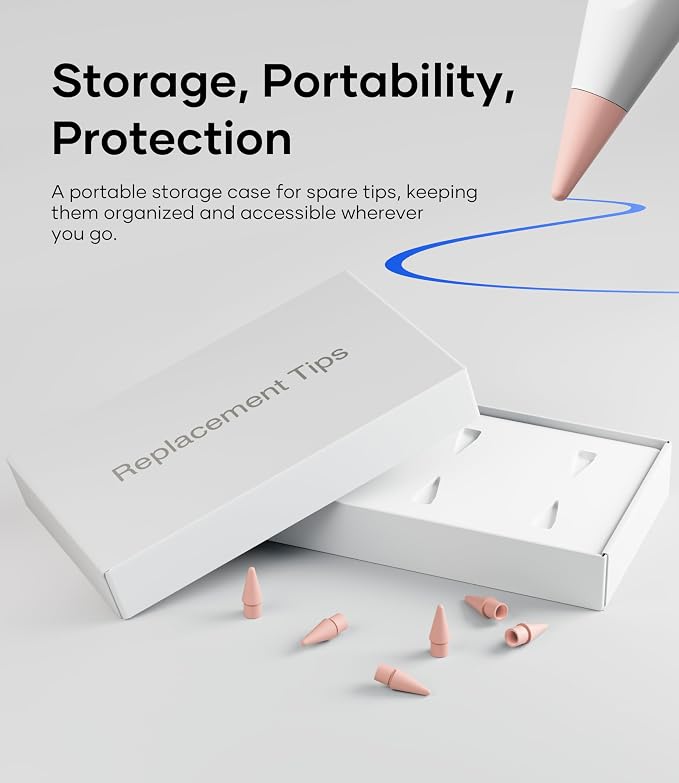 Replacement Pencil Tips for Apple Pencil Pro, Pen Tips for Apple Pencil 2nd