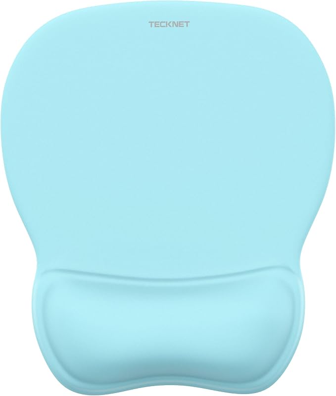 TECKNET Gel Mouse Pad with Wrist Rest, Ergonomic Office Mousepad with Wrist