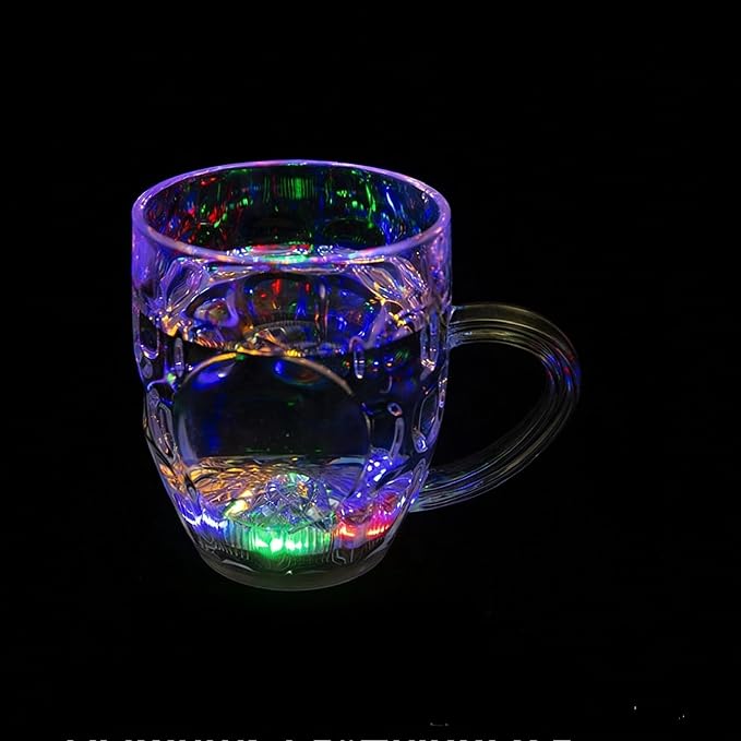 Flash Light Up Cups Glowing LED Beer Wine Whisky Liquor Crystal Glasses Tumbler