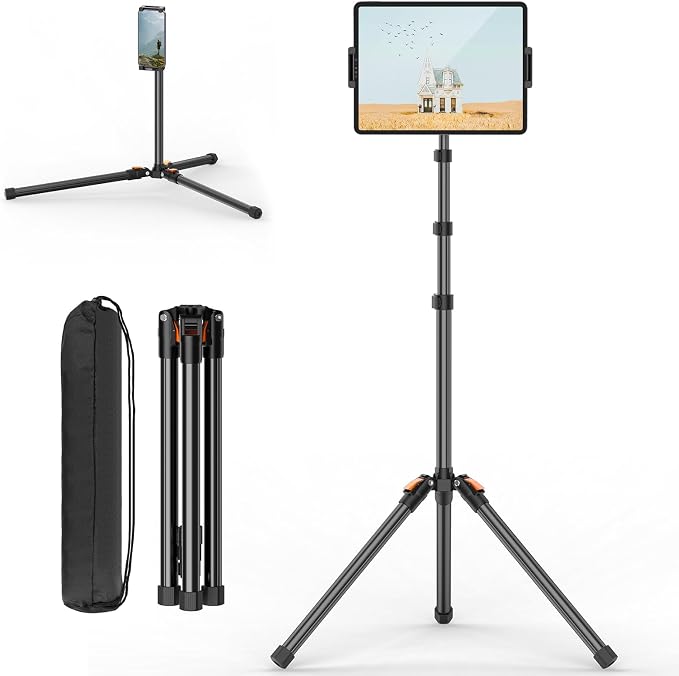XXZU 72in Tablet Floor Stand Tripod, Tablet Stand Floor