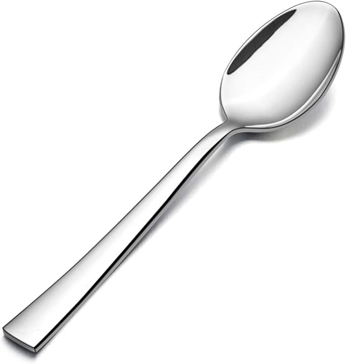 E-far Teaspoon Set of 12, 6.7 Inch Stainless Steel Spoons