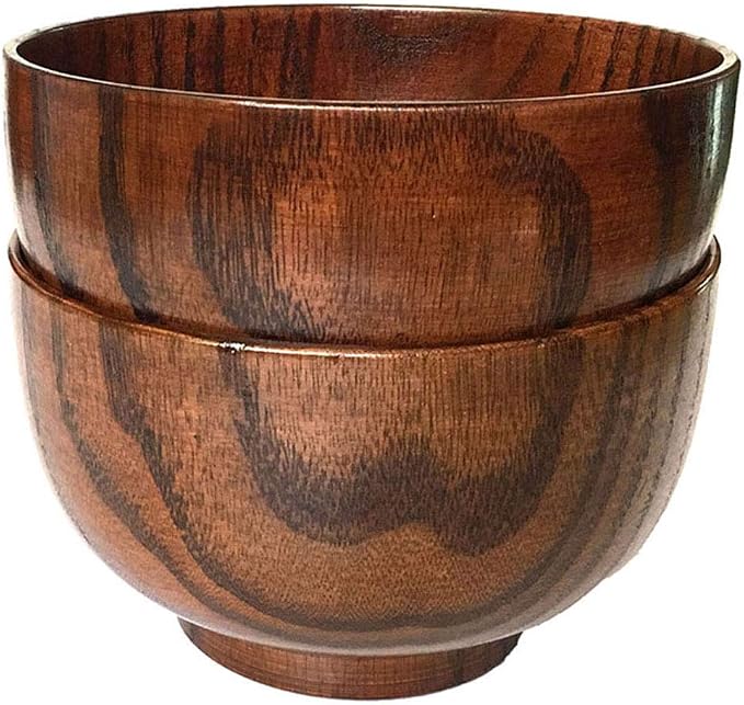 Handmade Wood Bowl, for Rice, Decoration