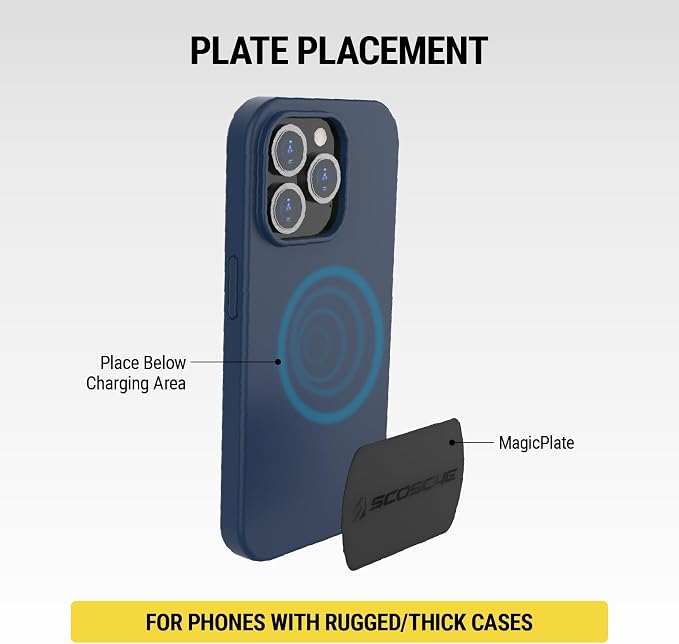Scosche MPLT54T-2PKBP0 MagicMount Replacement Plate Kit