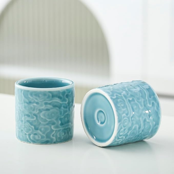 Ceramic Espresso Cups Set of 2 or 4-3oz Demitasse Cups