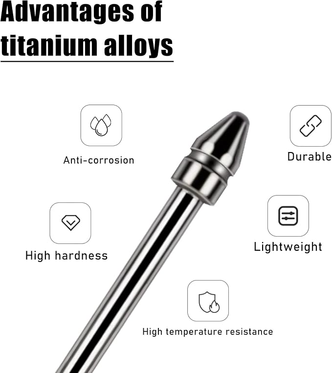 Universal Fit No Worn Out Fine Titanium Alloy Fine Pencil Nibs Compatible