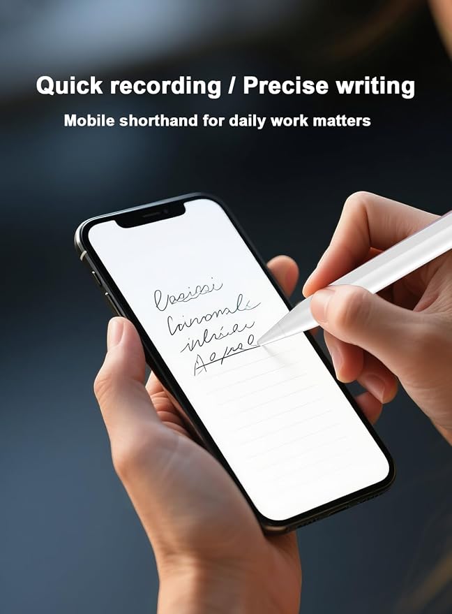 Stylus Pen for Android Tablet/Phone Pom Tips Fast Charge Stylus Pen for iPhone
