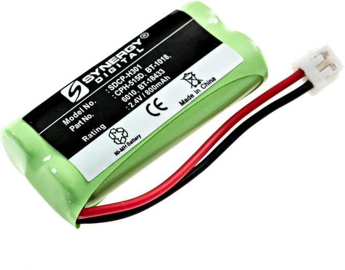 Synergy Digital Cordless Phone Battery, Compatible
