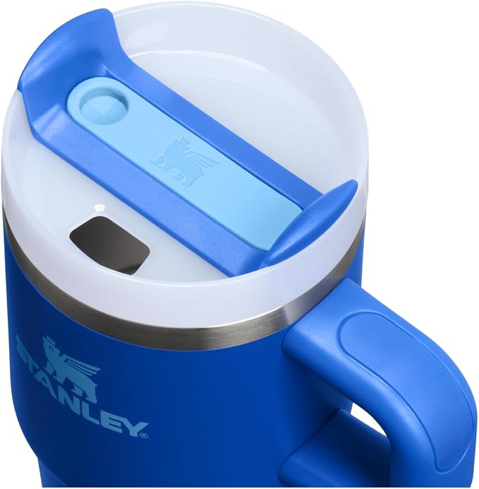 STANLEY Quencher H2.0 Flow State Tumbler, 20 oz, Cobalt | Handle and Straw |
