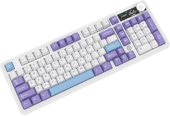 AK980 97Keys Tri-Mode Full Mechanical Keyboard, Gasket-Mounted, Hot-Swappable