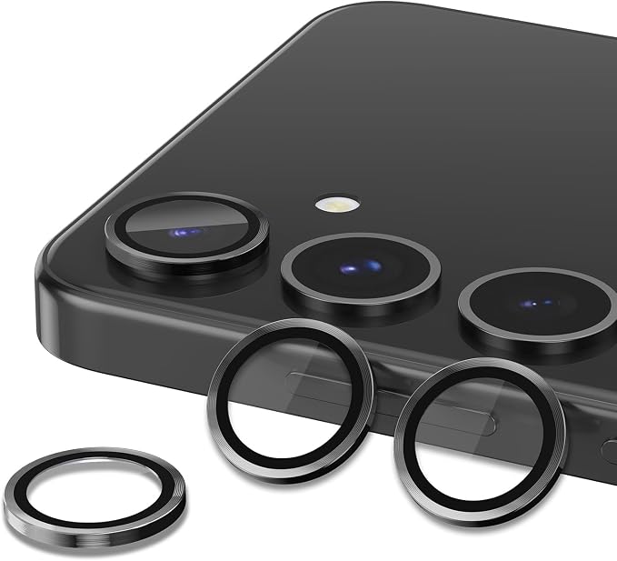 for Samsung Galaxy S25 Plus Camera Lens Protector, Individual Metal Ring