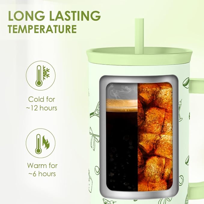 SANDJEST Tennis 40oz Tumbler