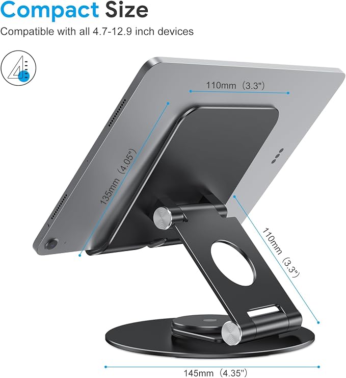 OMOTON Swivel Tablet Stand for iPad