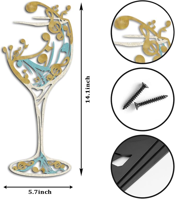 Oubasa Metal Wall Art for Kitchen