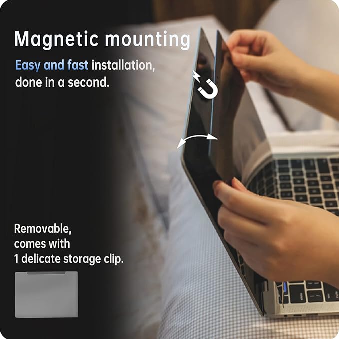 Magnetic Privacy Screen for Macbook Pro 13 Inch / Macbook Air 13 in, Removable