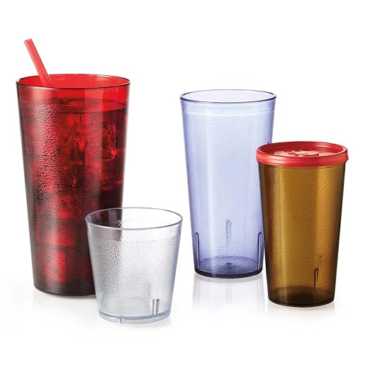 GET 32 oz Clear Plastic Tumbler
