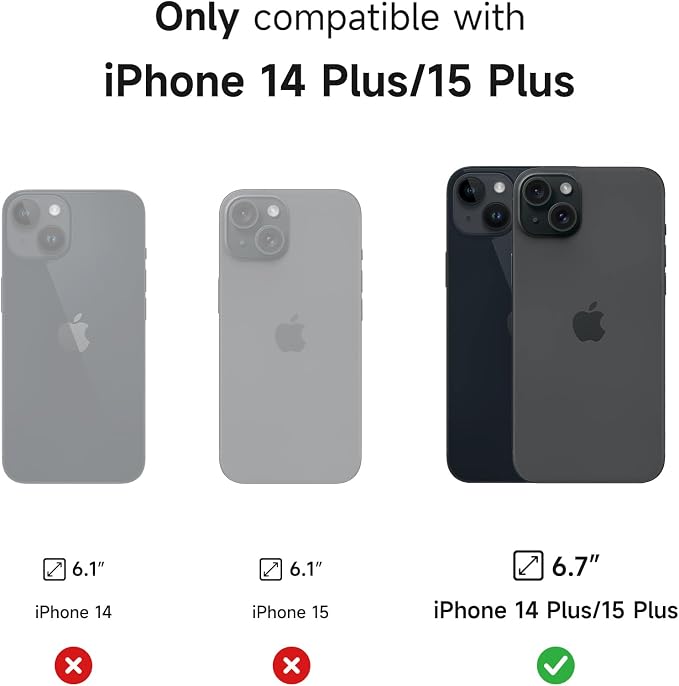 SURITCH for iPhone 14 Plus/15 Plus Case
