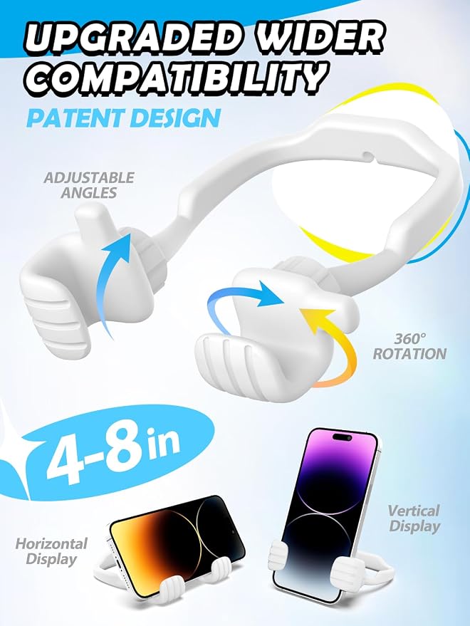 Back to School Supplies Gifts for Boys Girls: Thumbs Up Lazy Phone Stand Holder