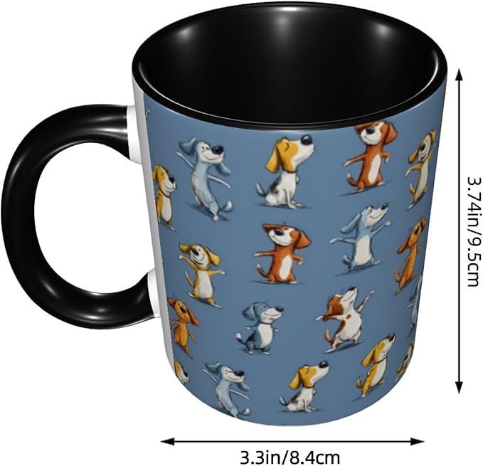 Yrebyou Dogs Coffee Mug 11oz Ceramic Cup