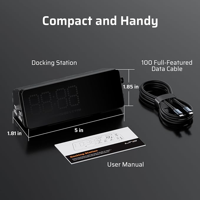 LTC Laptop Docking Station, 7-in-1 USB C Hub