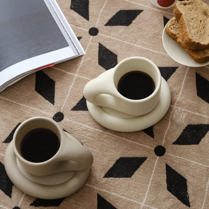 WENSHUO Ceramic Coffee Mug
