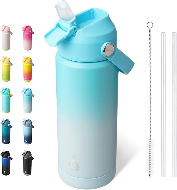 BJPKPK 18oz Insulated Water Bottle, Stainless Steel Bottle