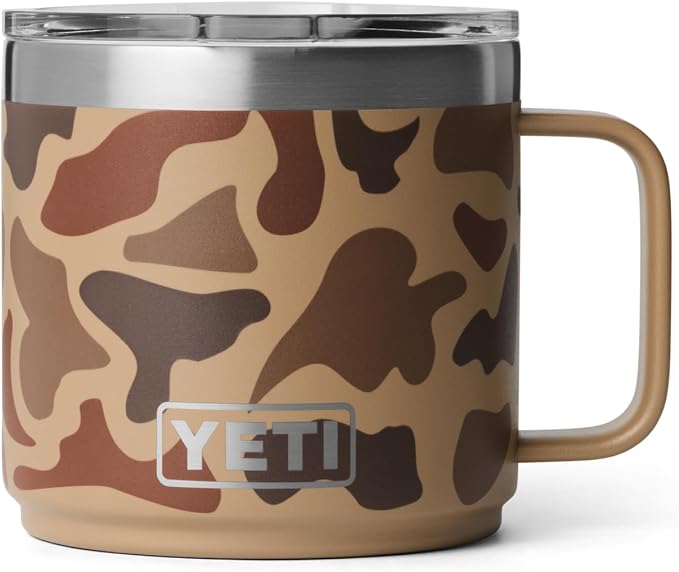 YETI Rambler 14 oz Ceramic Lined Stackable Mug, Vacuum Insulated, Stainless