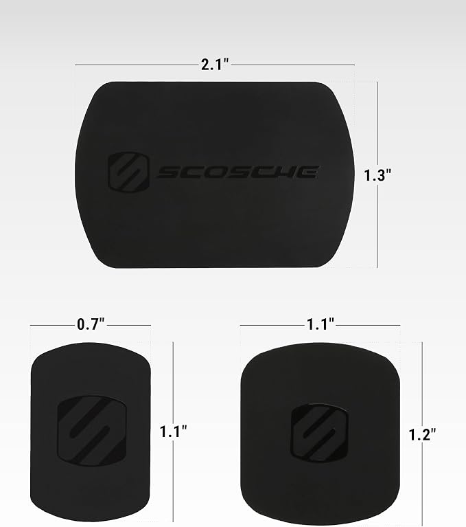 Scosche MRK2PK-UB MagicMount Replacement Metal Plate Kit