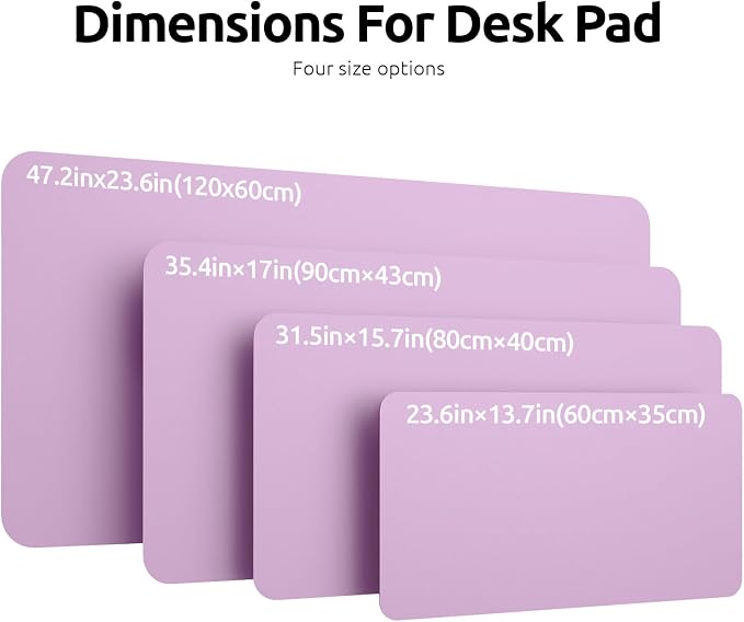 YSAGi Leather Desk Protector, Office Mat, Large Mouse Mat, Non-Slip PU Leather