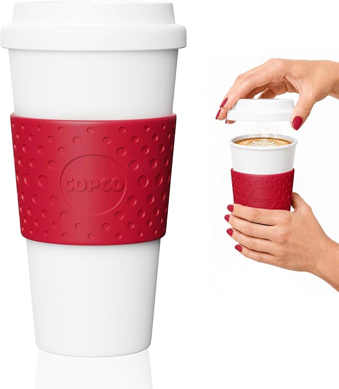 Copco Acadia Travel Mug, Cherry Red