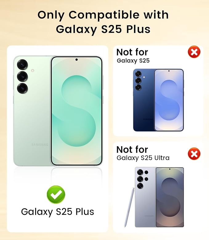 Slim Thin for Samsung Galaxy S25 Plus Case, Compatible