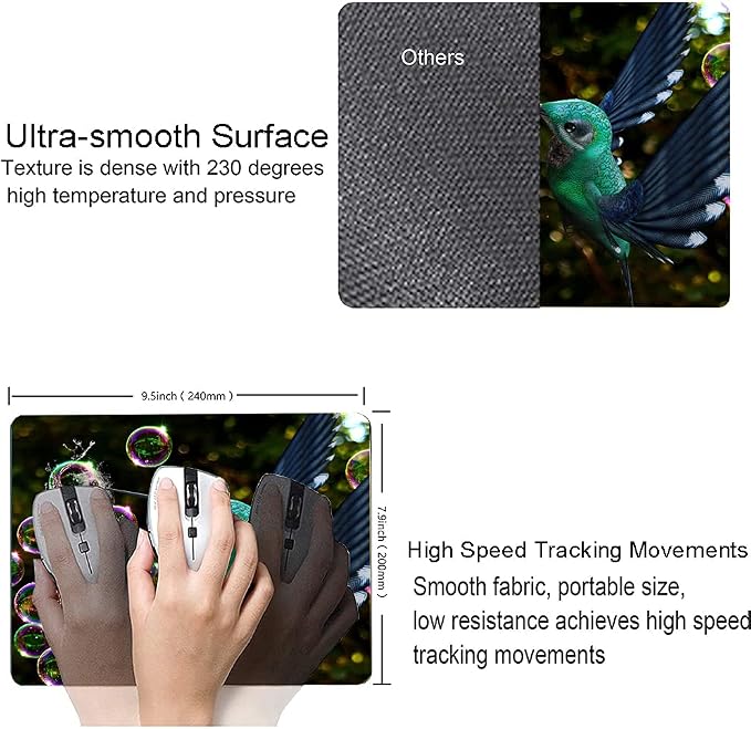 Hokafenle Hummingbird Mouse Mat