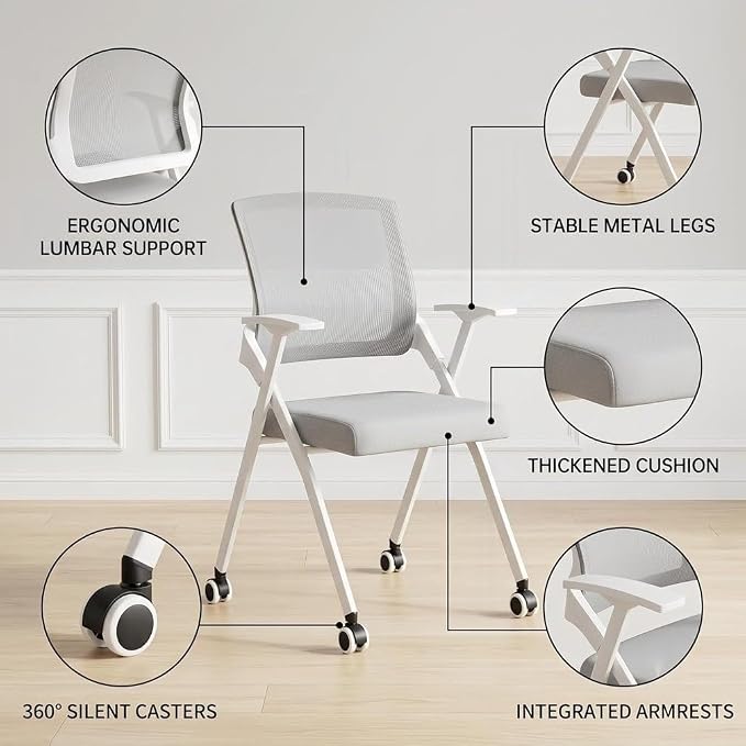 24 Pack Folding Office Chair