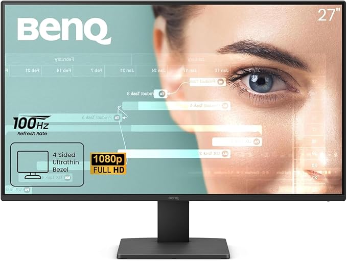 BenQ GW2791 27” 1080p FHD 100Hz IPS Eye-Care Monitor, DisplayPort, Ultra Slim