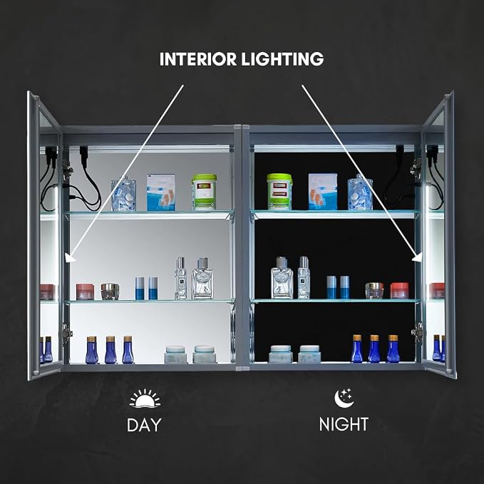 LED Lighted Medicine Cabinet Mirror