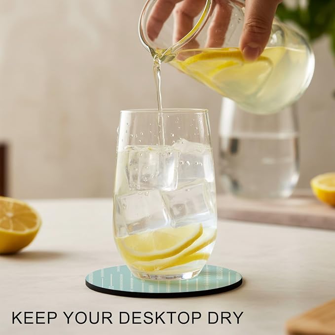 Modern Minimalist Coasters Set of 4 Absorbent Coasters