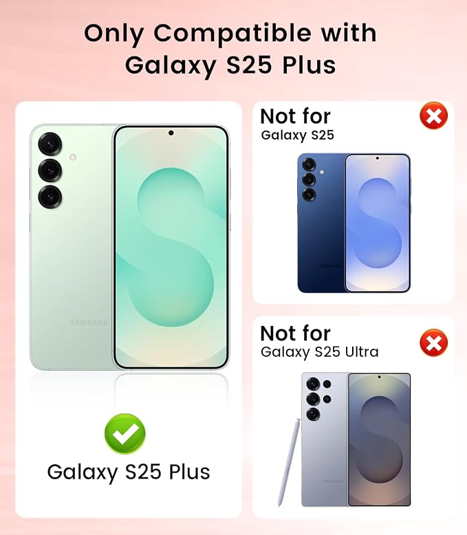Slim Thin for Samsung Galaxy S25 Plus Case, Compatible