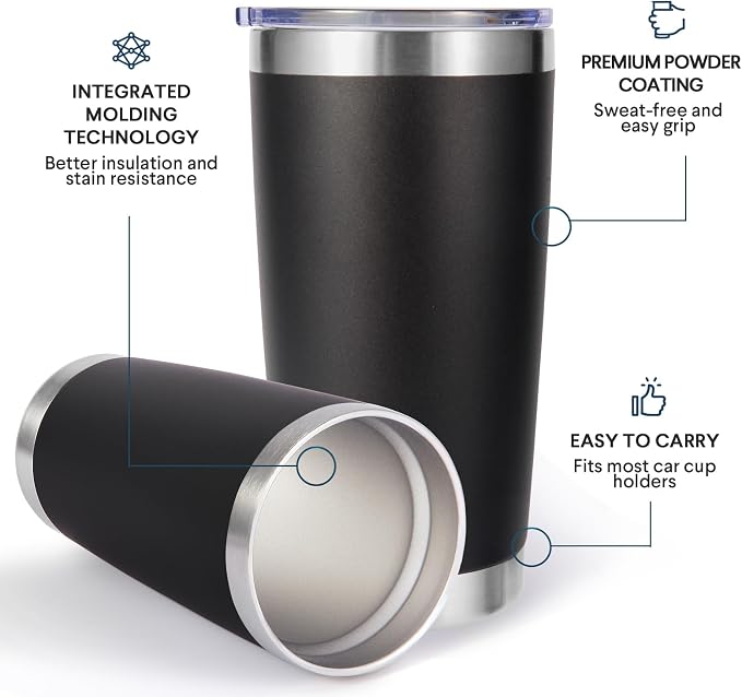 Volhoply 20oz Stainless Steel Tumbler