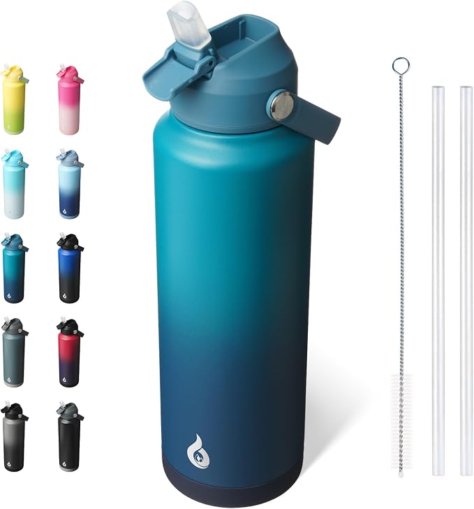 BJPKPK 40oz Insulated Water Bottle, Stainless Steel Bottle